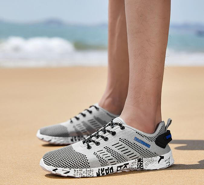 Graue Airflow Fashion-Schuhe von Aquashoes