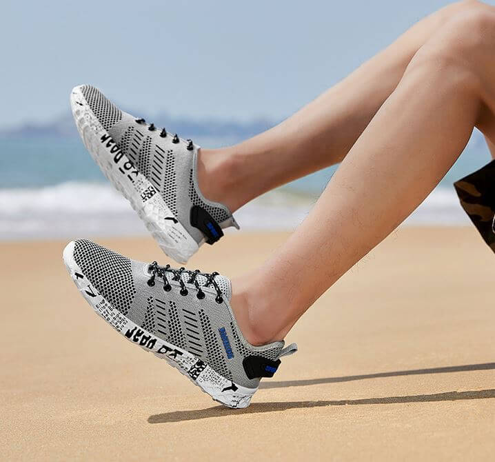 Graue Airflow Fashion-Schuhe von Aquashoes