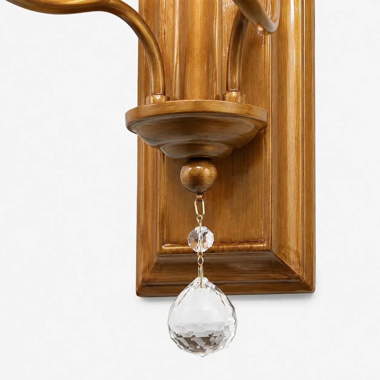 Clear crystal accents