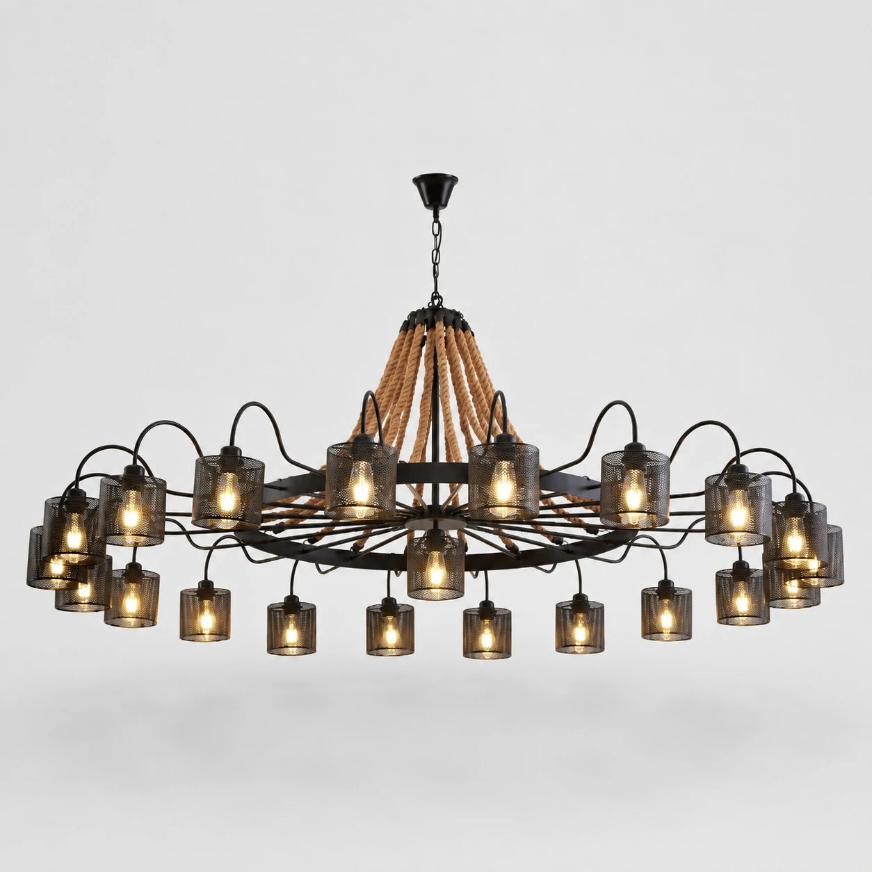 8116-D21 · Series: Mesh Shade · Heads: 21 · Dimensions: D 78.7" / 200 cm