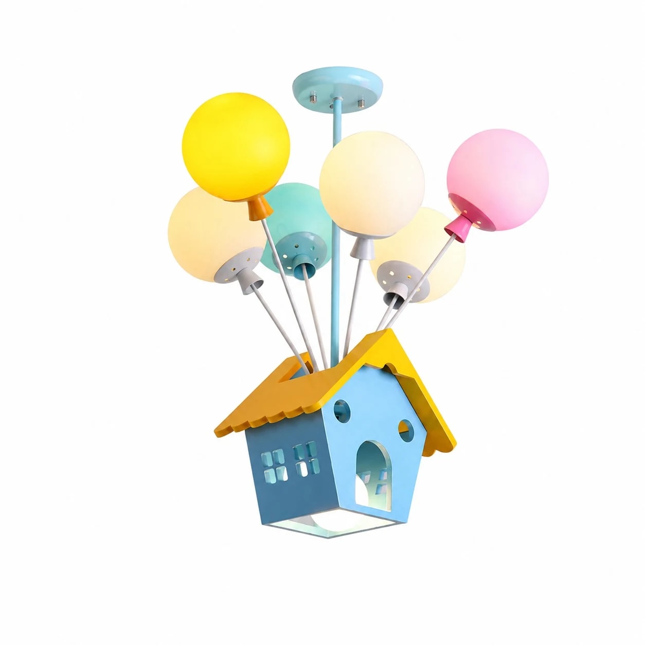 Balloon house pendant light standard kit