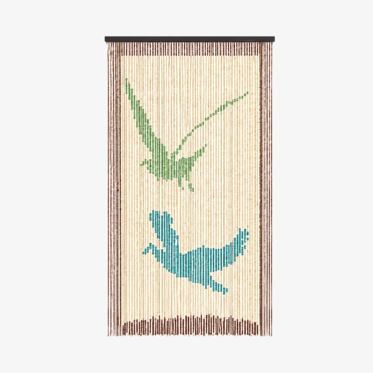 Style A wooden bead door curtain