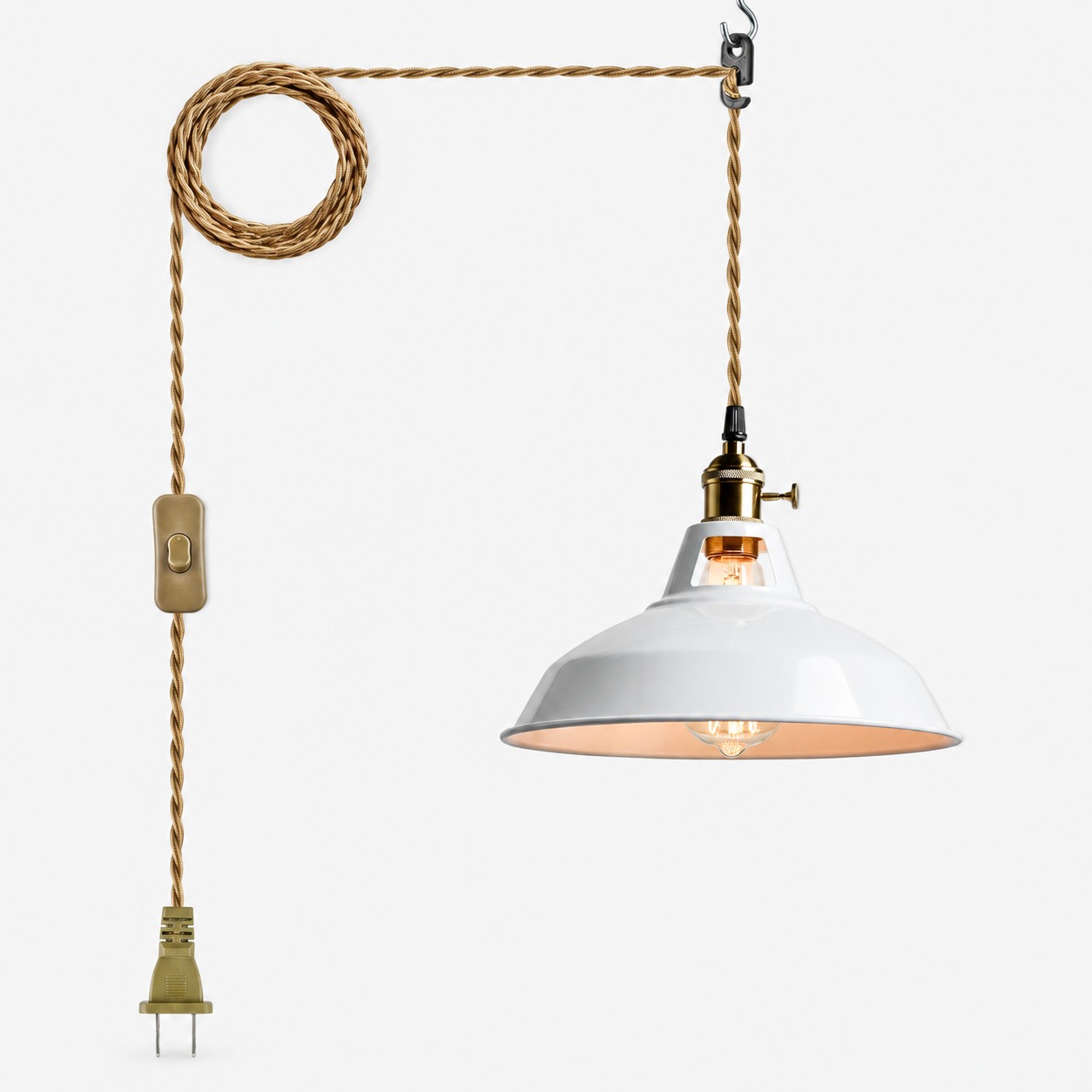 White barn shade